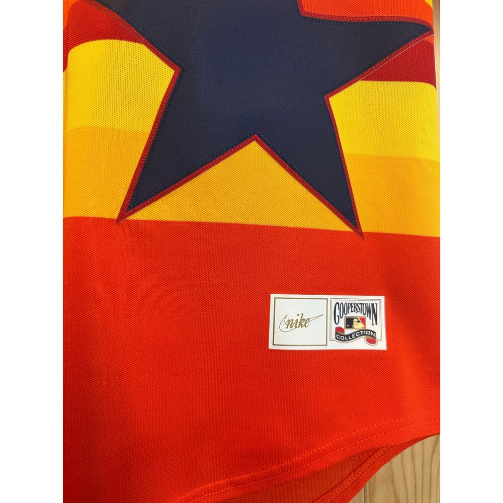Nike Houston Astros Nolan Ryan Cooperstown Rainbow Collection Jersey - Size S - Picture 4 of 8
